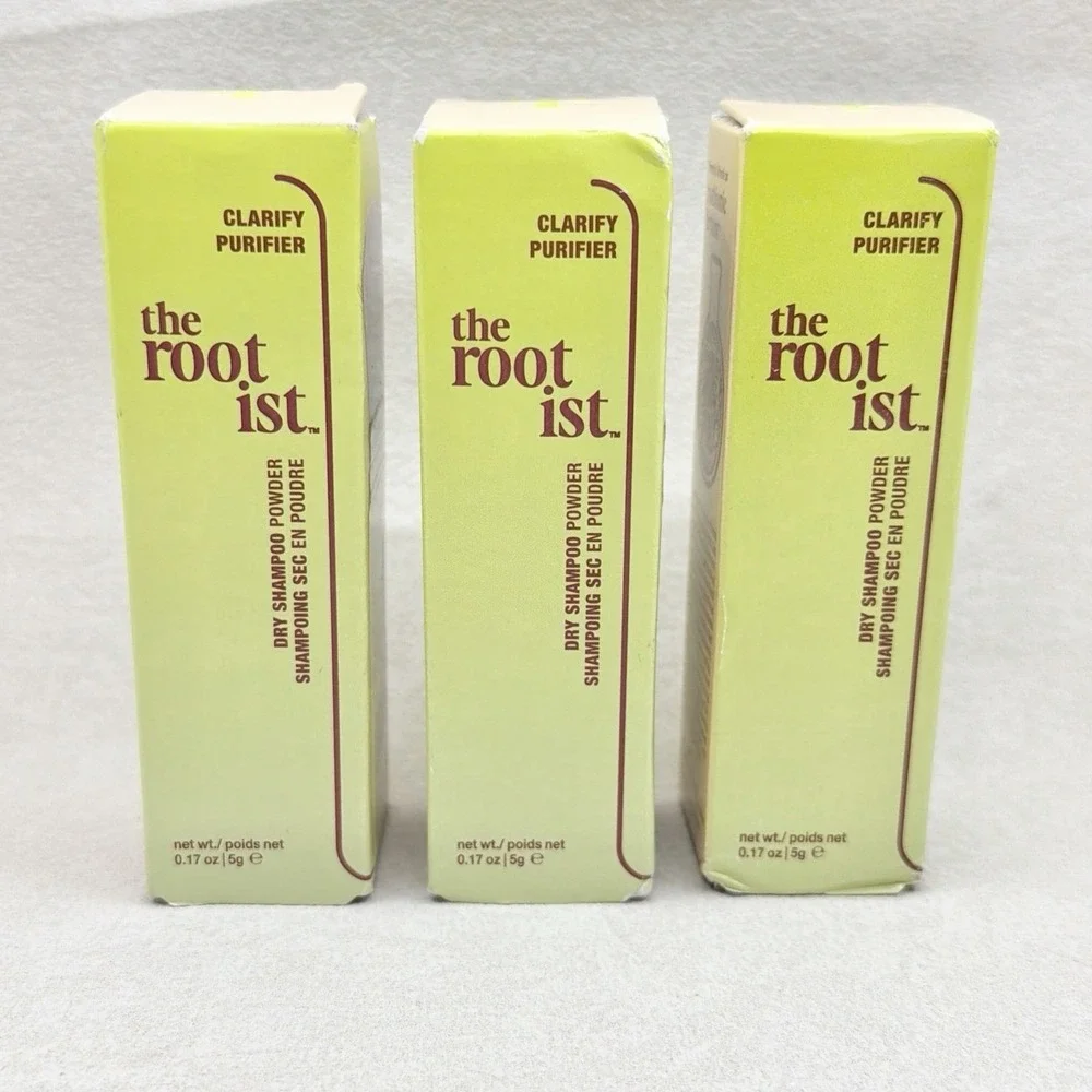 The Rootist 3 PACK Dry Shampoo Powder NIB 0.17oz Each All Scalp Types NEW